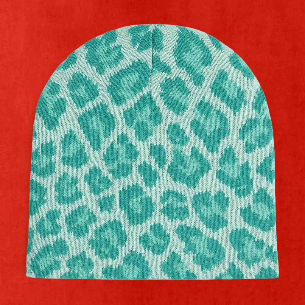 Electric Cheetah Skull Cap (Green)