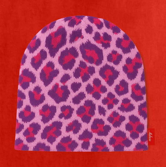 Electric Cheetah Skull Cap (Purple)